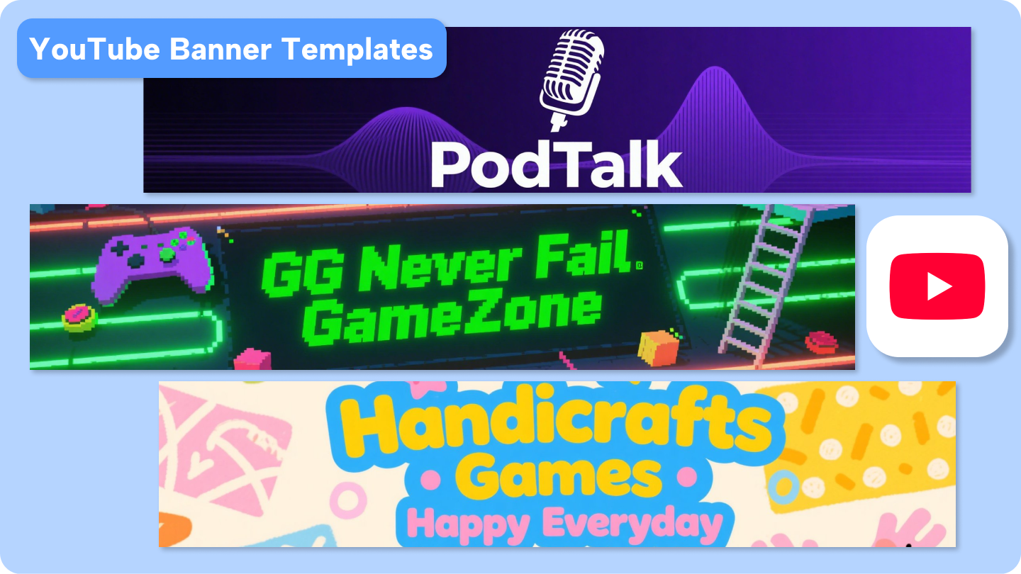 youtube banner template