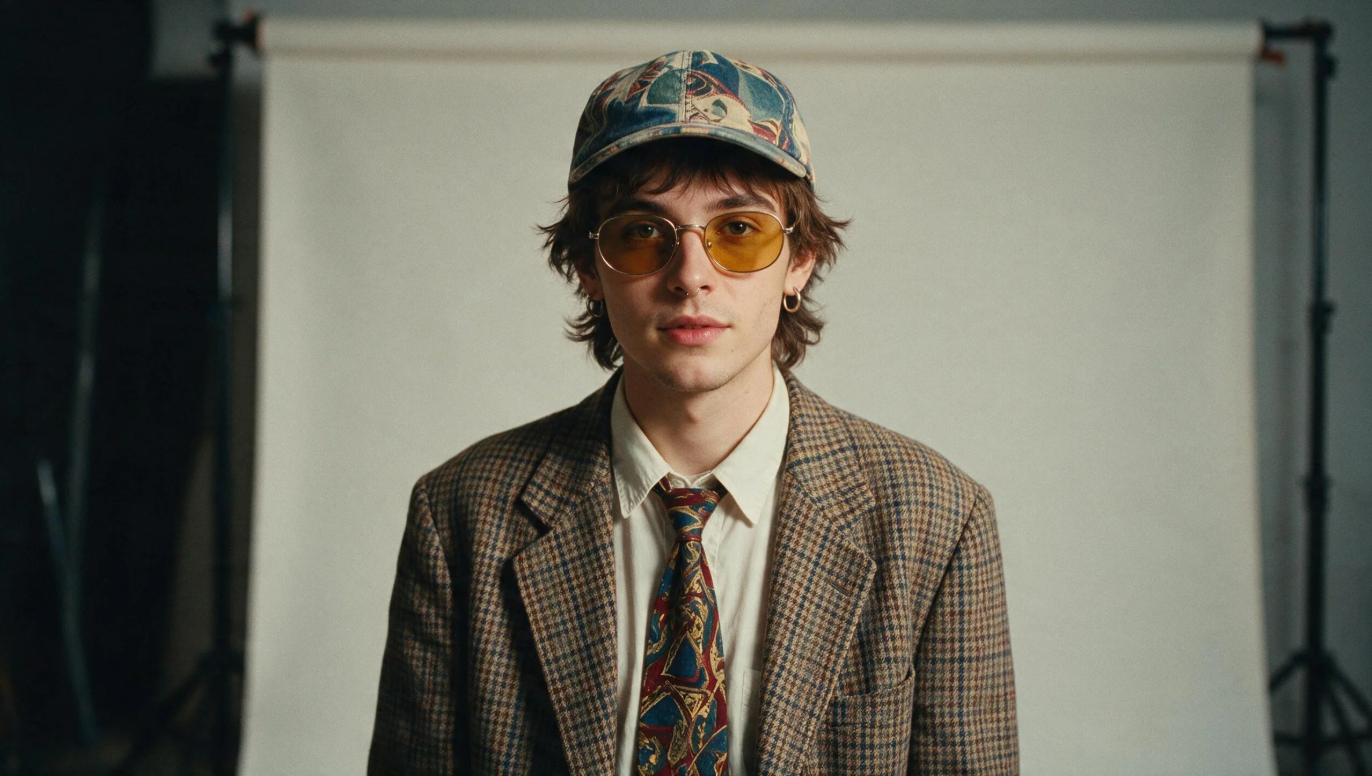 Vintage-inspired profile picture