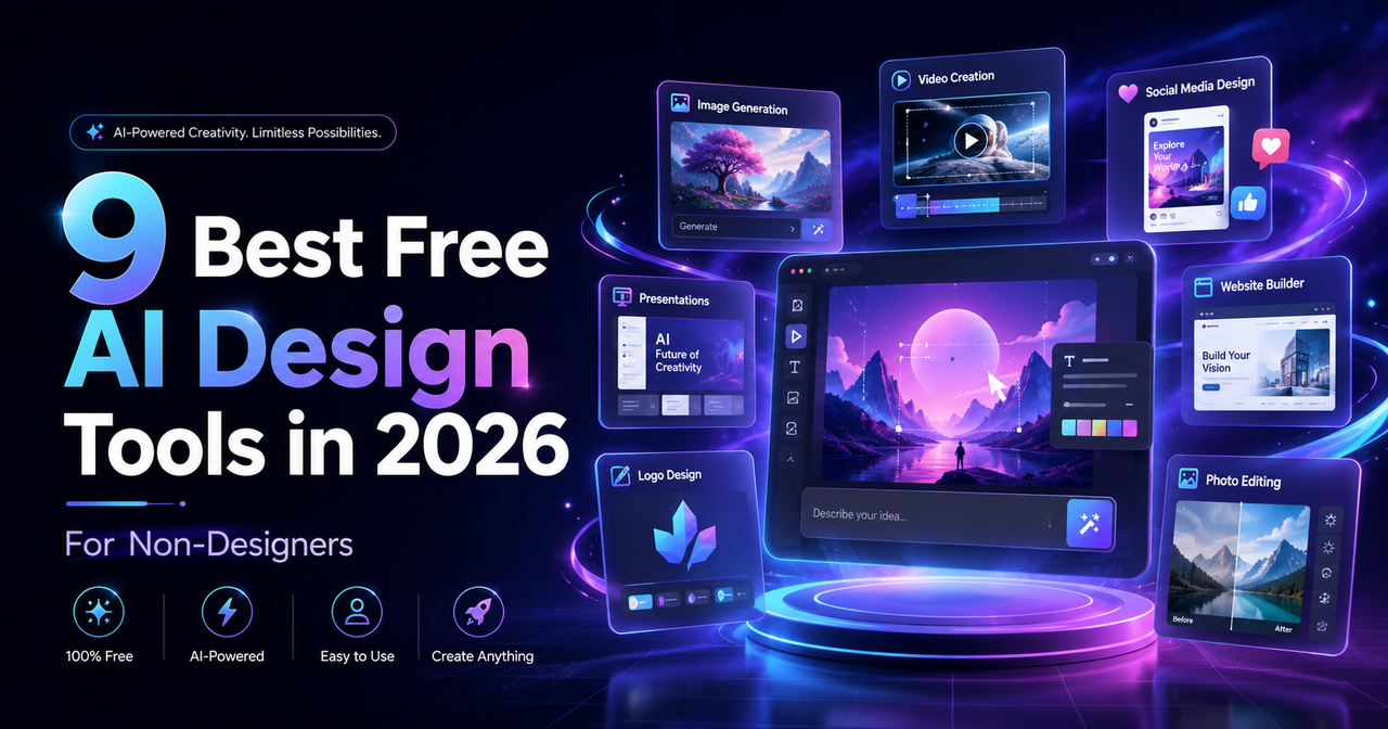 Najlepsze darmowe narzędzia do projektowania AI w 2026 roku: Dreamina, Canva, Gamma i nie tylko