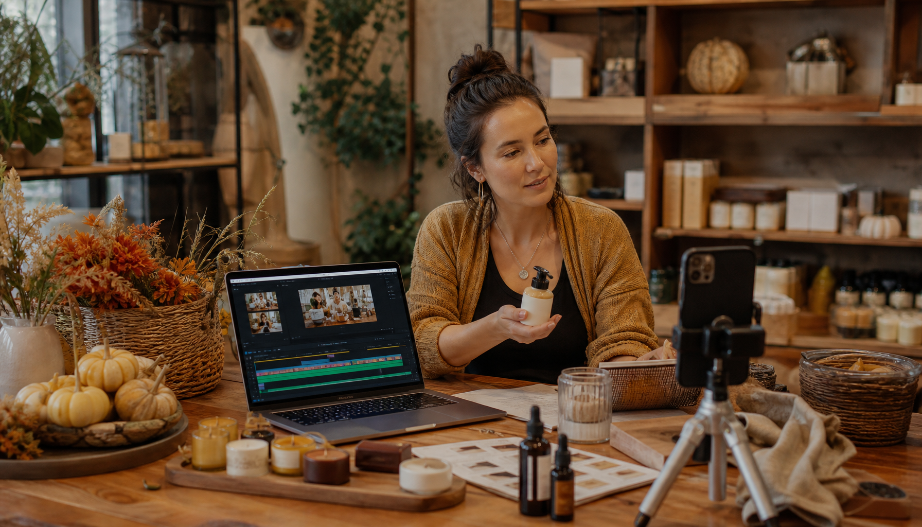 Thanksgiving Small Business Marketing Video Ideas Using AI Video Editing