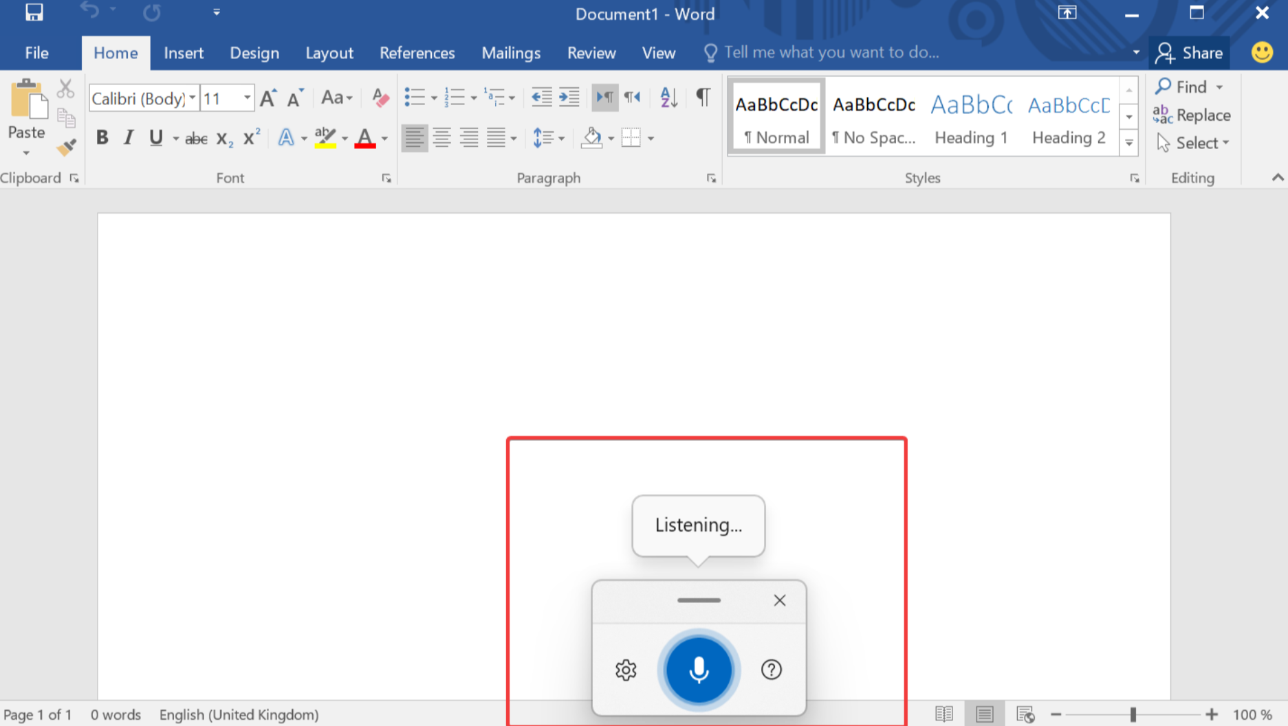 Windows Voice Access 的界面 - 一種在 Windows 11 上將語音轉換為文字的高效方式