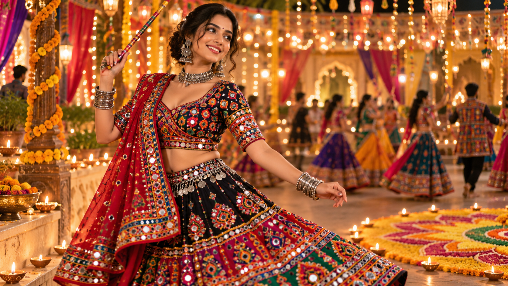 prompt seen garba look example