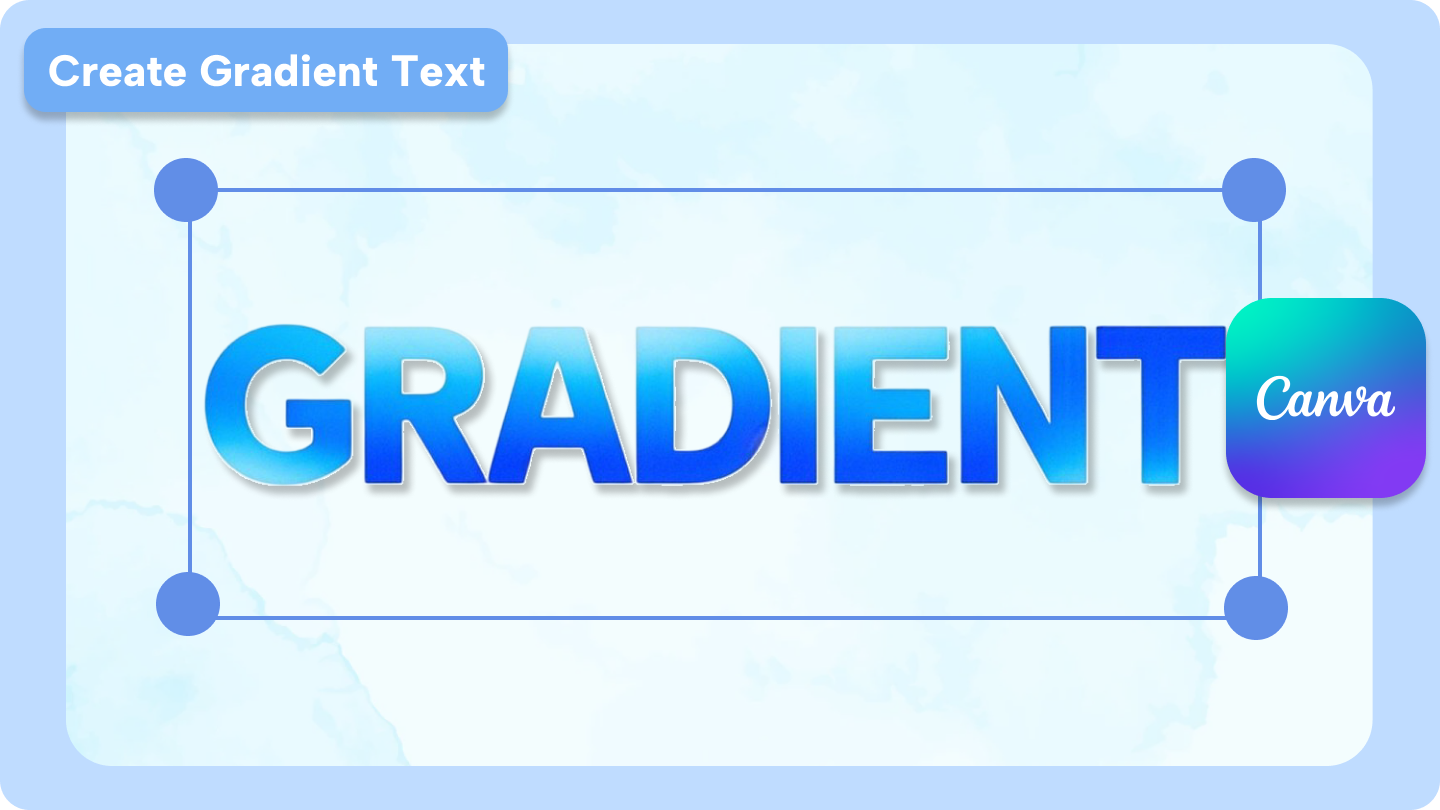 Gradient text canva 