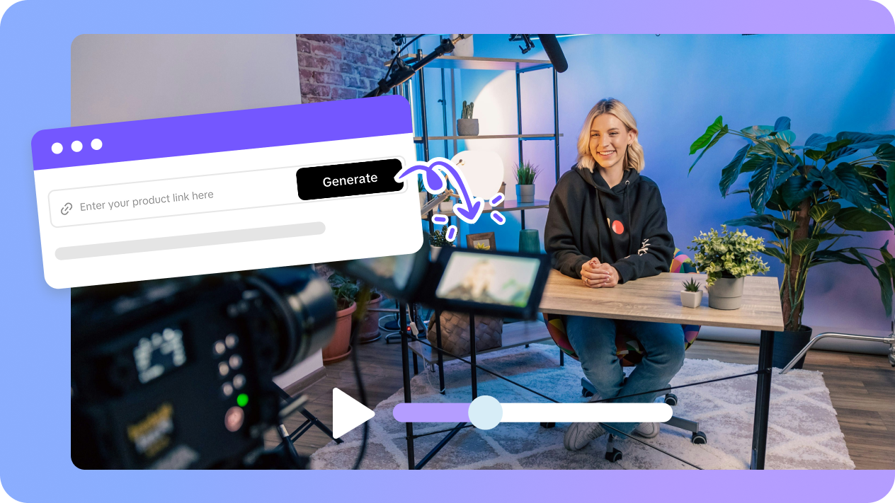 Instant pitch video creation with AI video generator