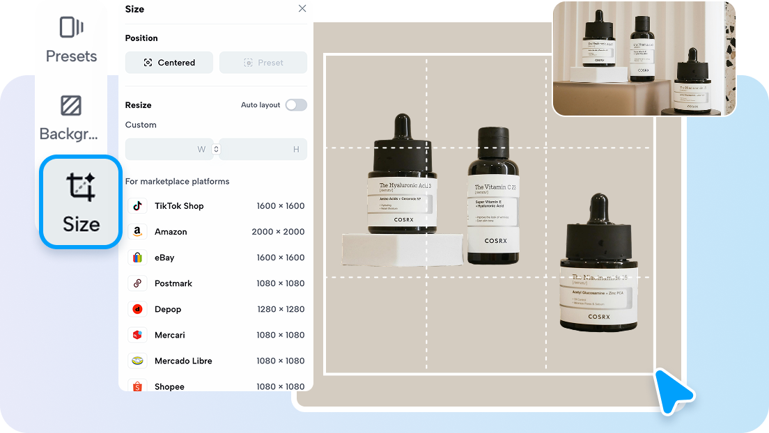 Пакетное изменение размера изображения