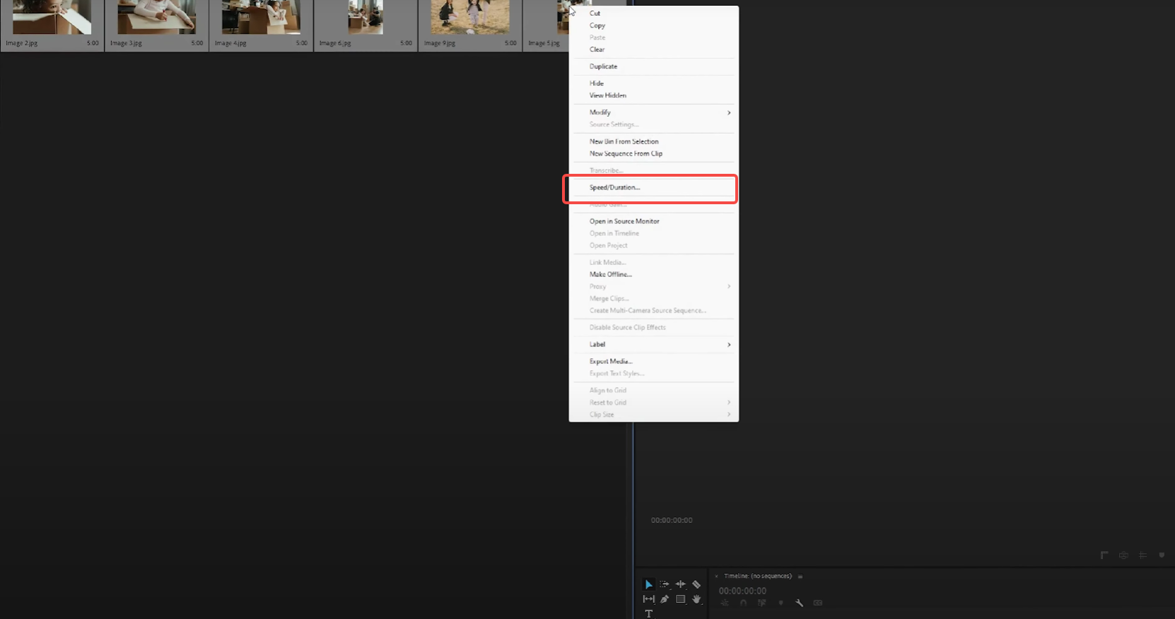 Adjust duration
