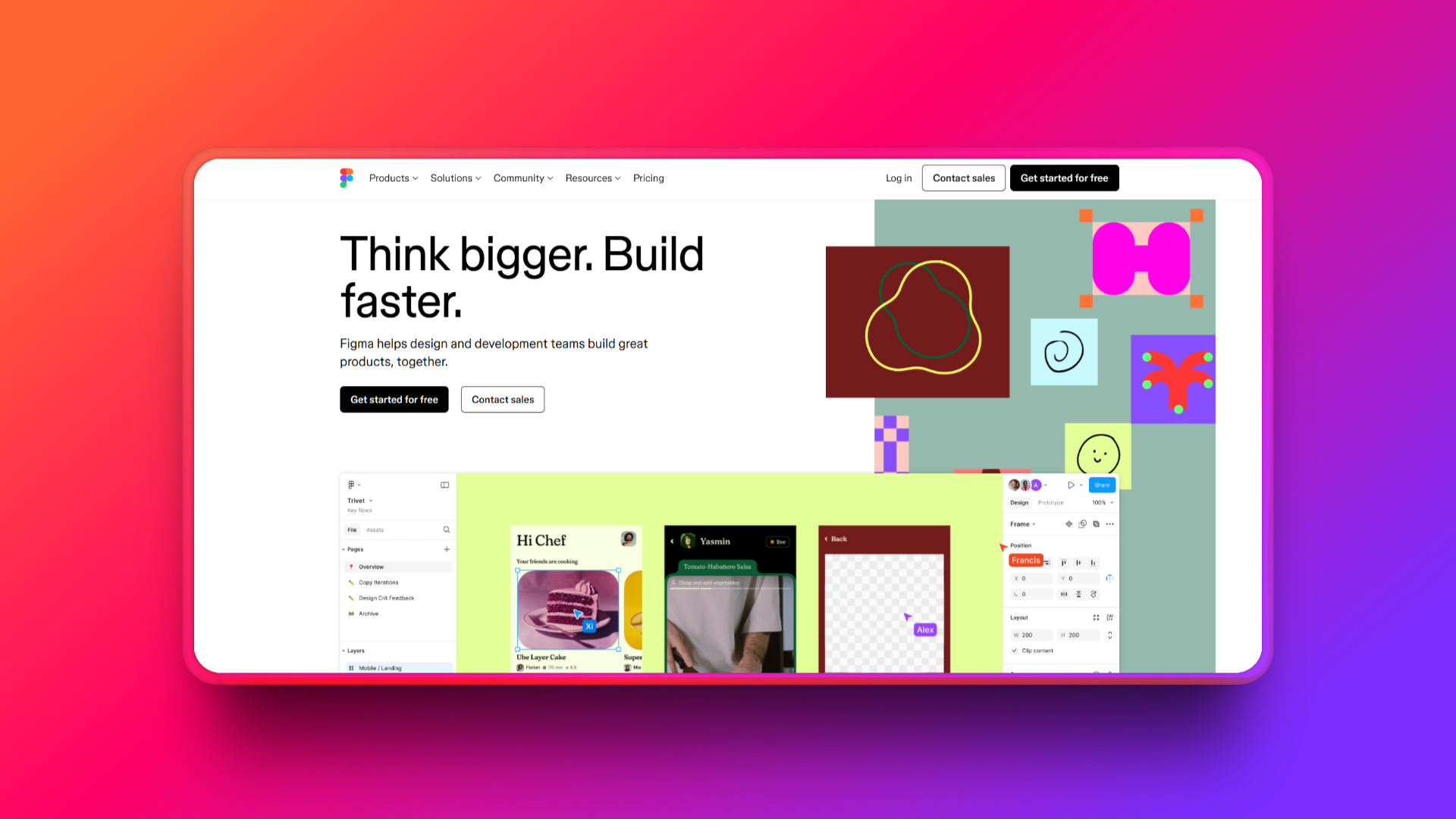 Creating UI designs with Magician for Figma