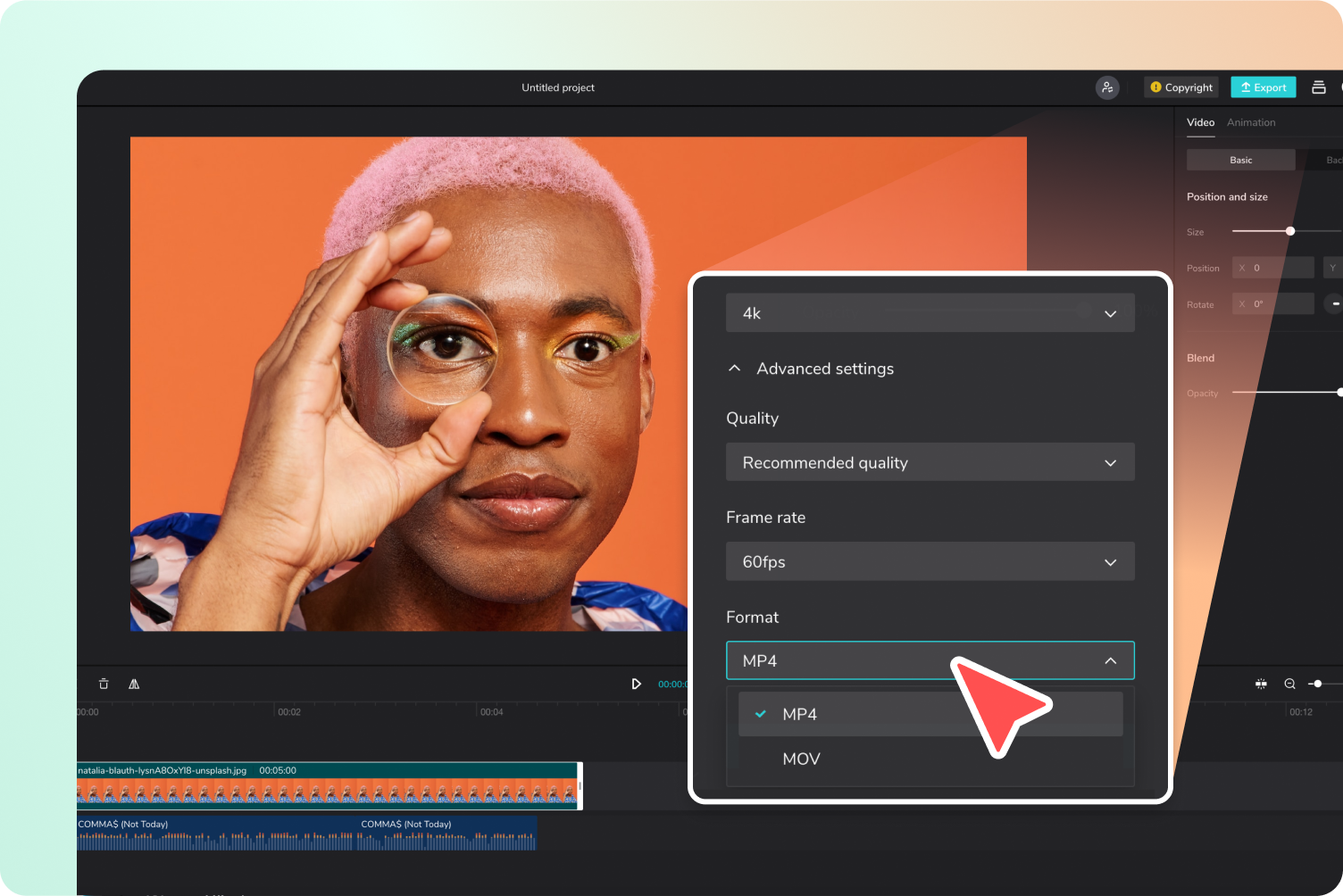 Langkah 2: Konversikan GIF ke MP4