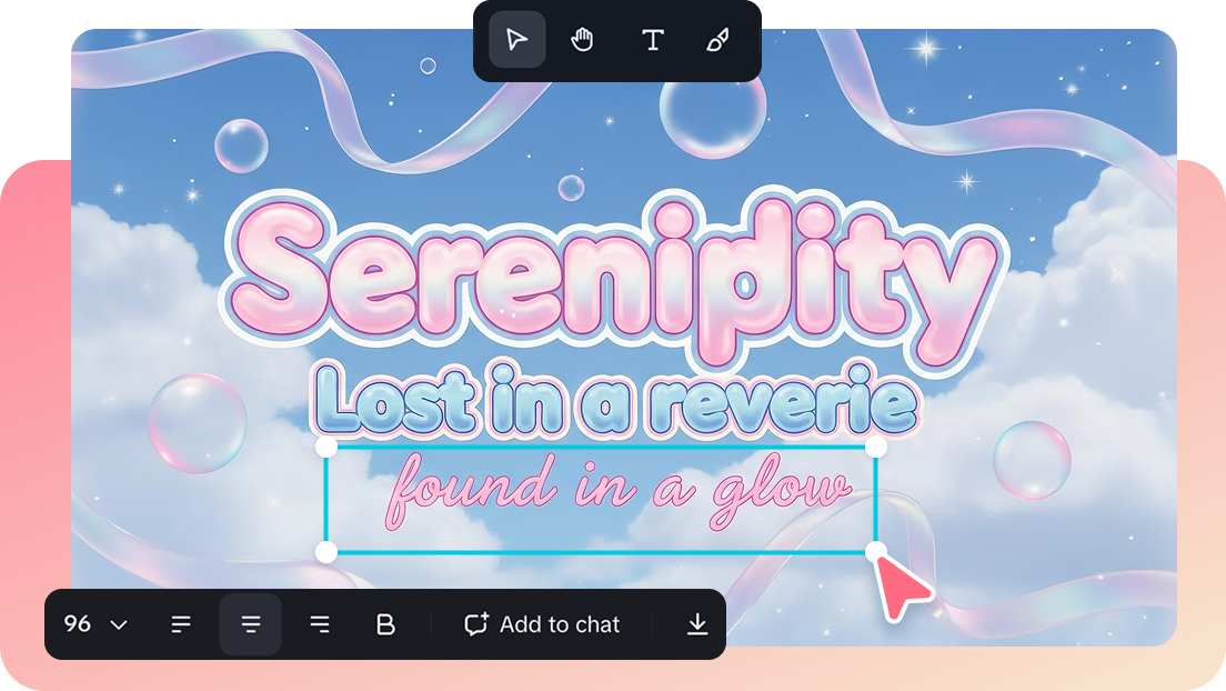 Personnalisez le style de police et générez des effets de texte IA