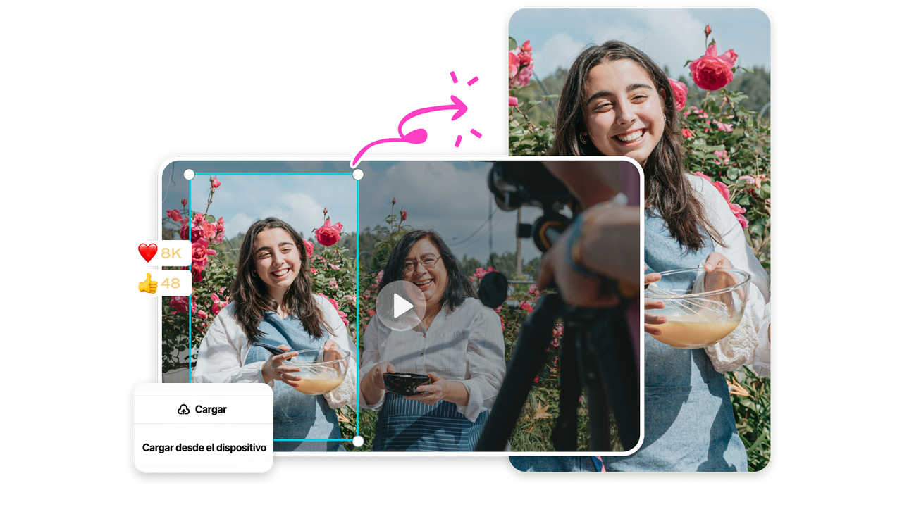 Utiliza herramientas para realizar la edición automática de videos.