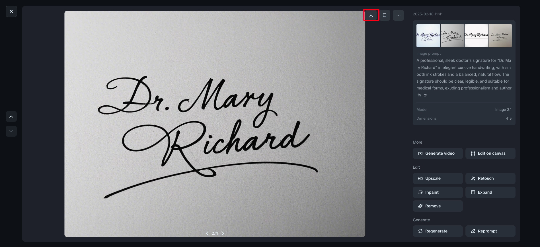 signature of doctor