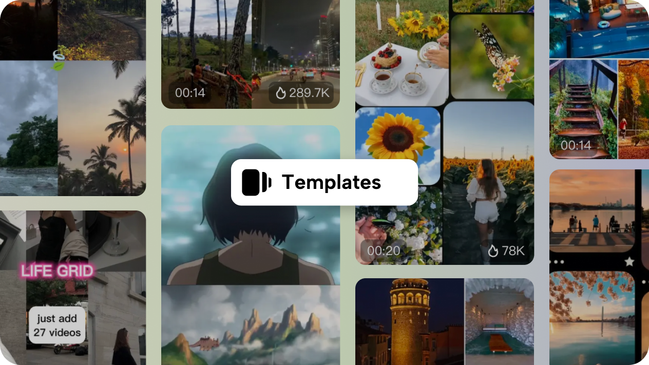 תבניות קולאז 'וידאו פופולריות ביצרנית קולאז' וידאו למחשב