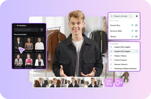Product link or media input workflow for a shoe transition video