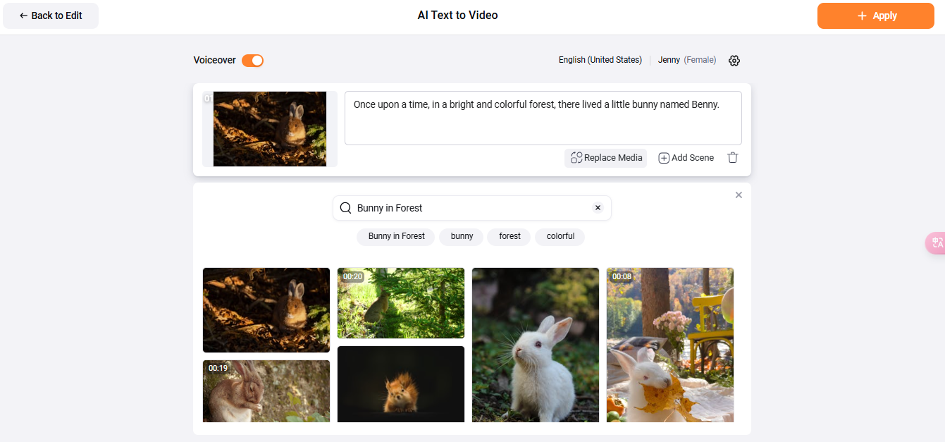 Reemplazar los medios