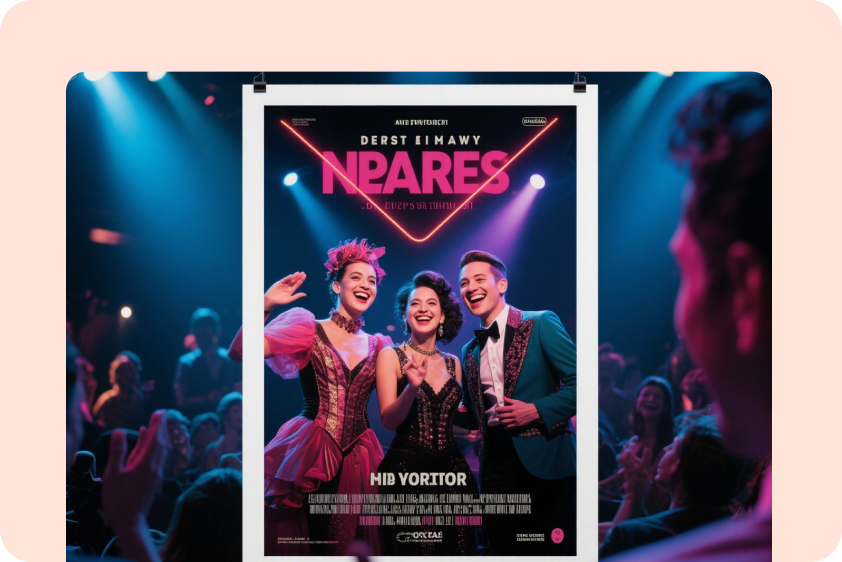 Combina fotos para crear un cartel