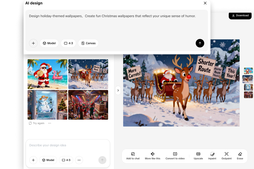 Enter a precise prompt