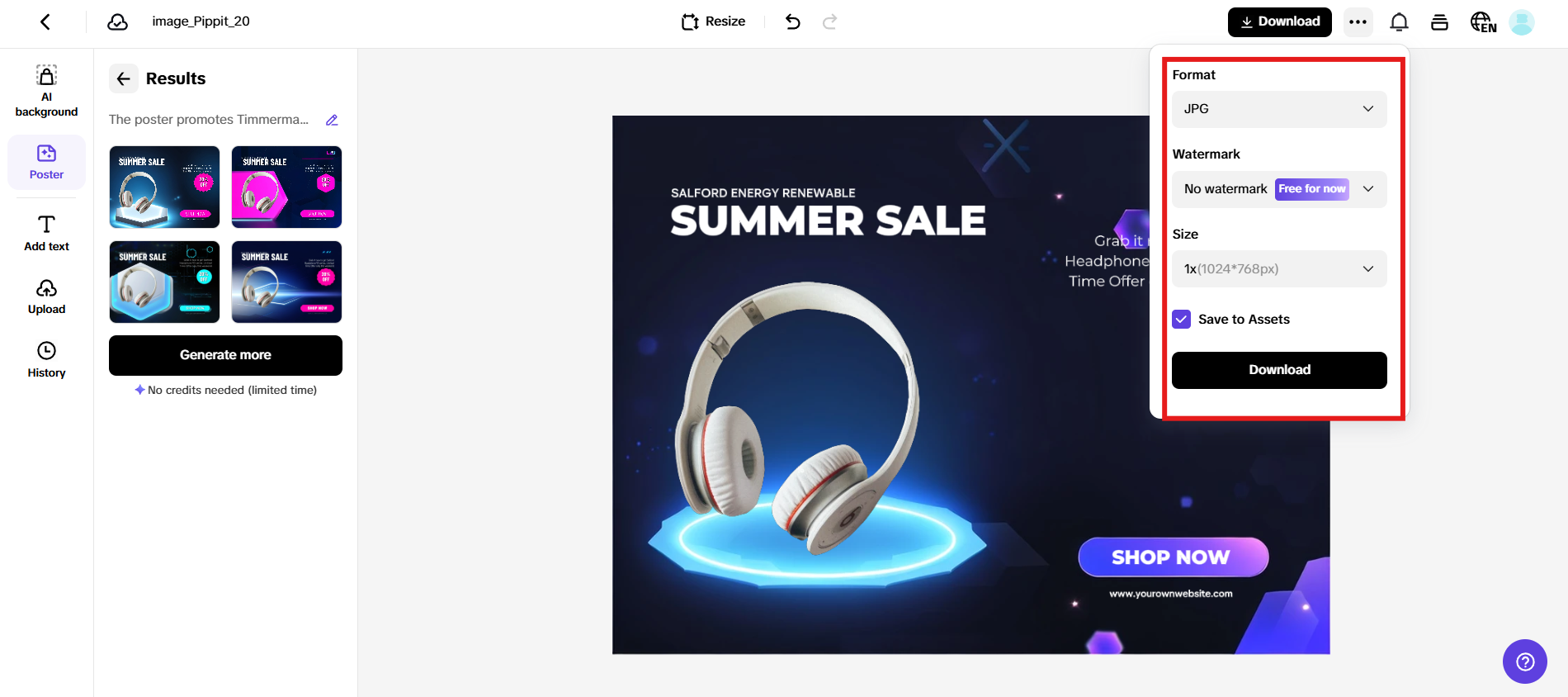 Download and share the poster