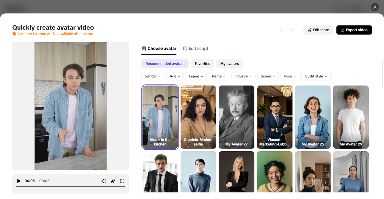 Madaling paggawa ng avatar video sa loob ng ilang minuto