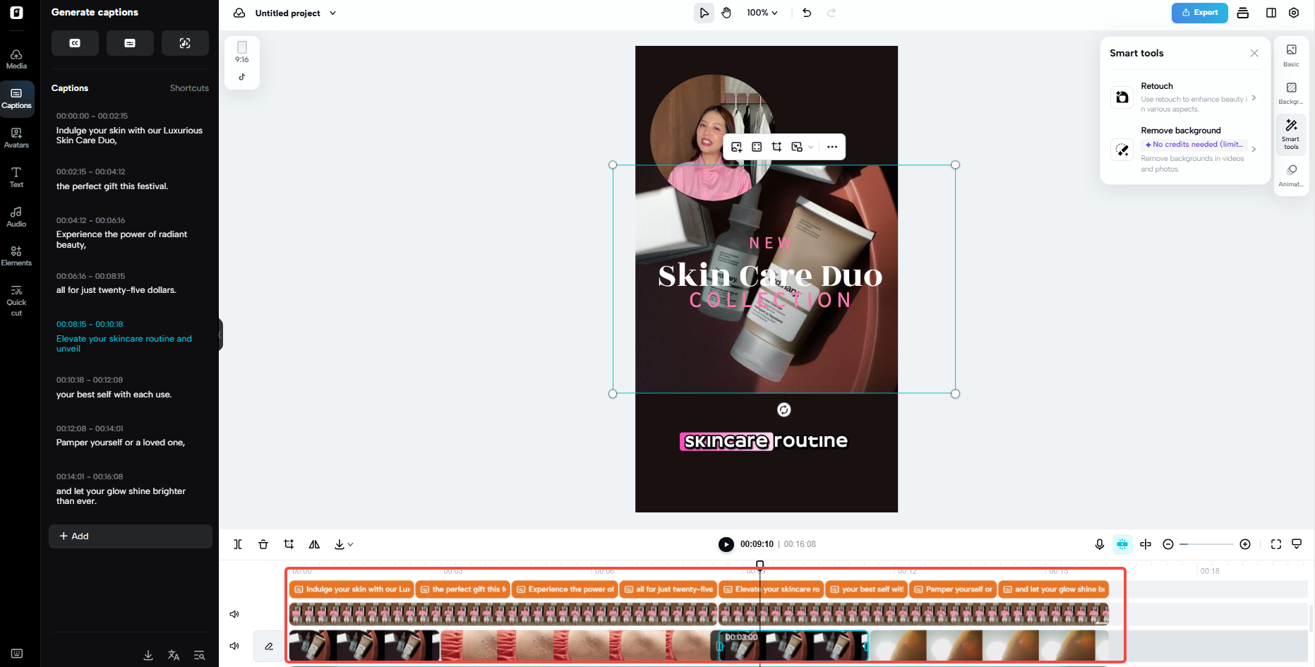 AI-powered auto-editing