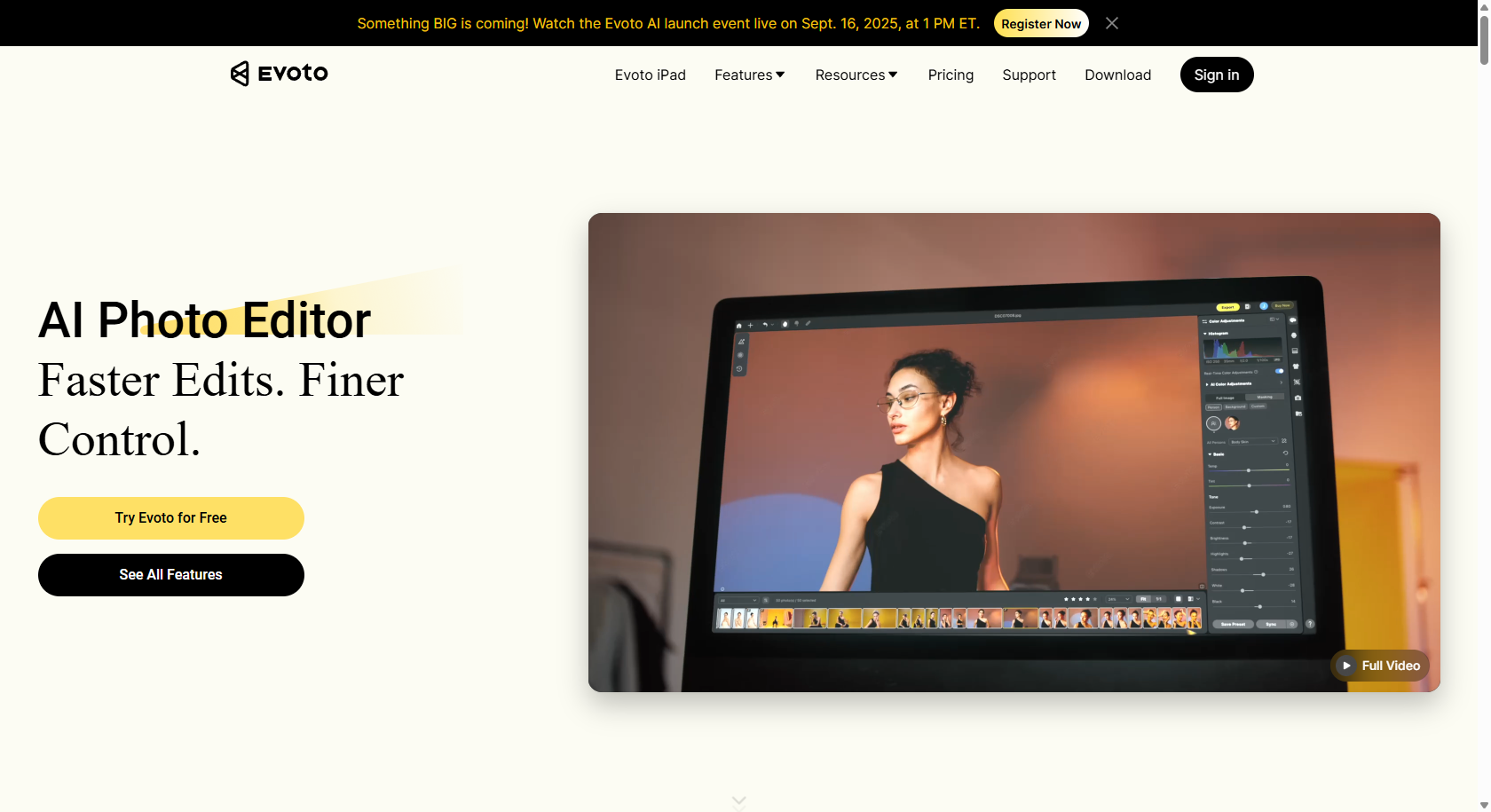 Evoto照片編輯器