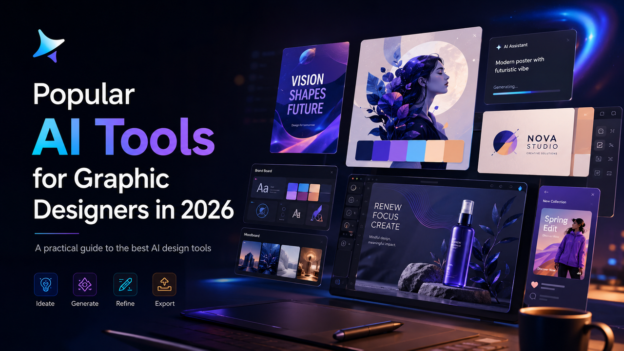 Công cụ AI phổ biến cho các nhà thiết kế đồ họa năm 2026