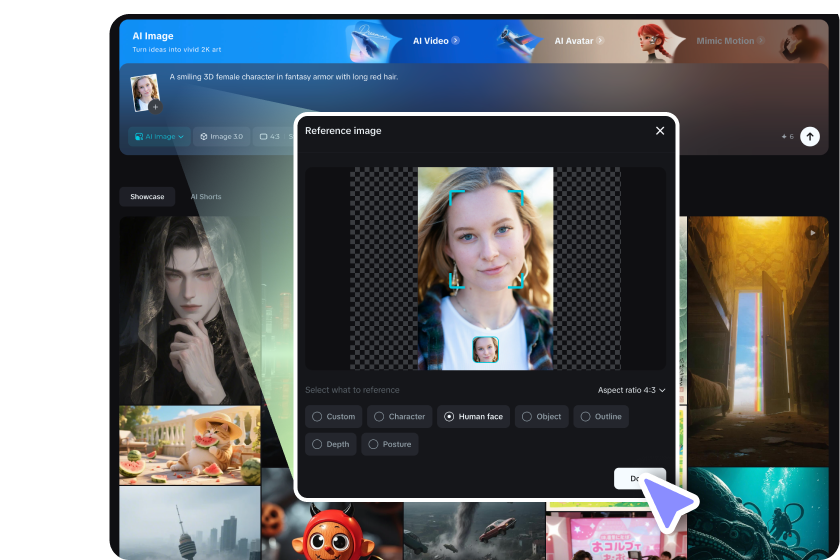 generate 3d characters