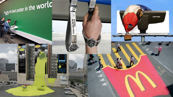 Street marketing in guerrilla marketing