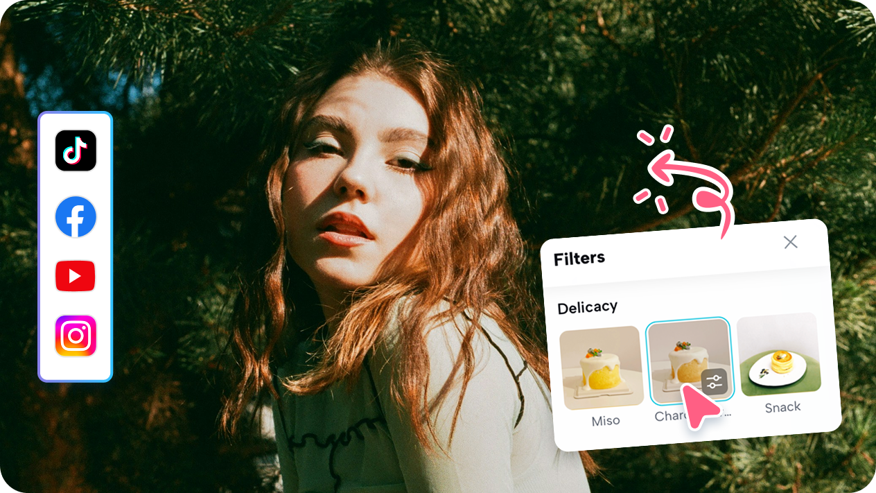 High-quality filters for social media appeal