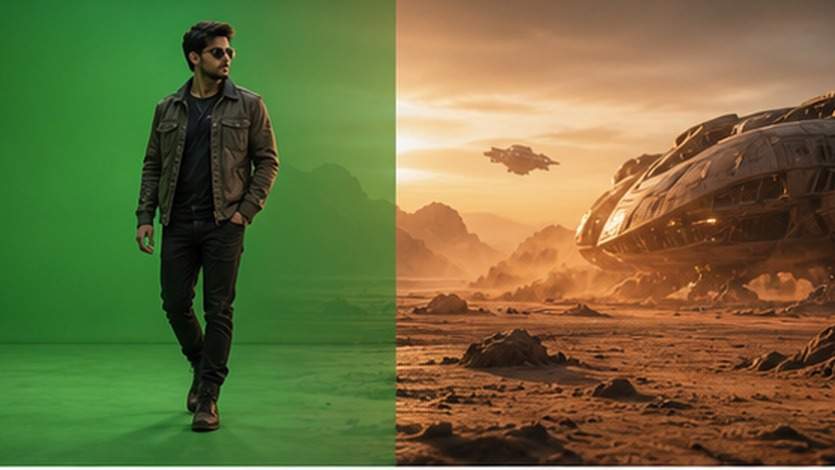 Seedance 2.5 Green Screen to AI Video example 1