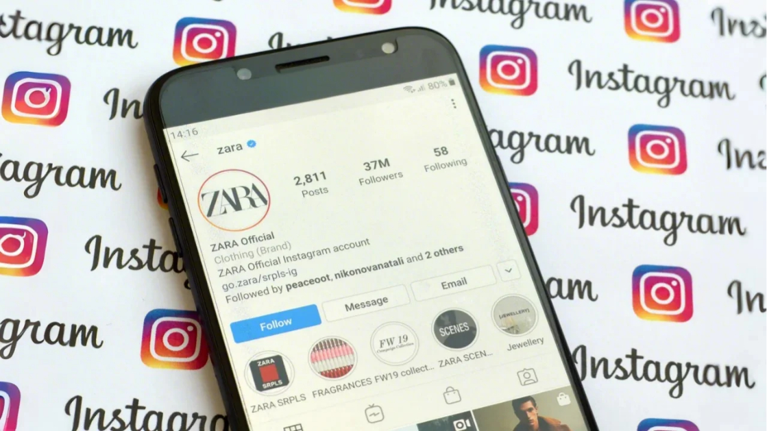 Zara: capture attention with reels and stories