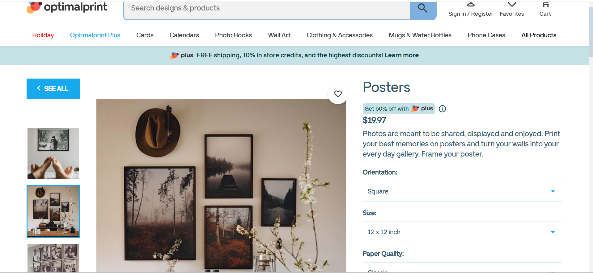 Optimal print - a simple-to-use tool to design a photo montage poster
