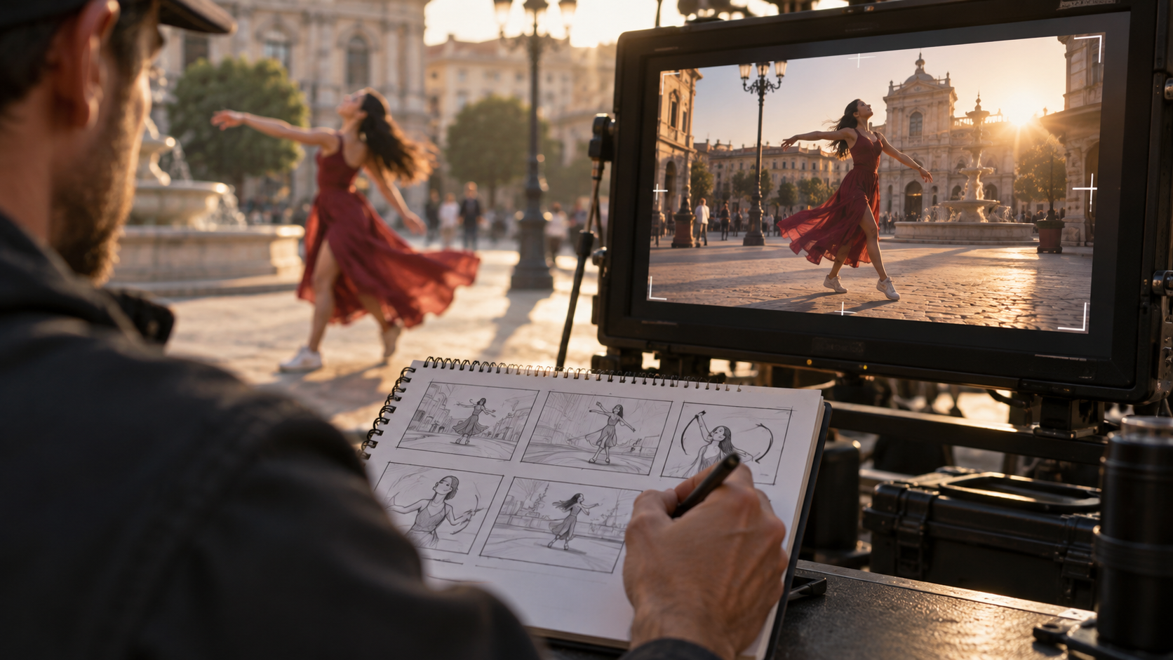 Storyboard to motion example