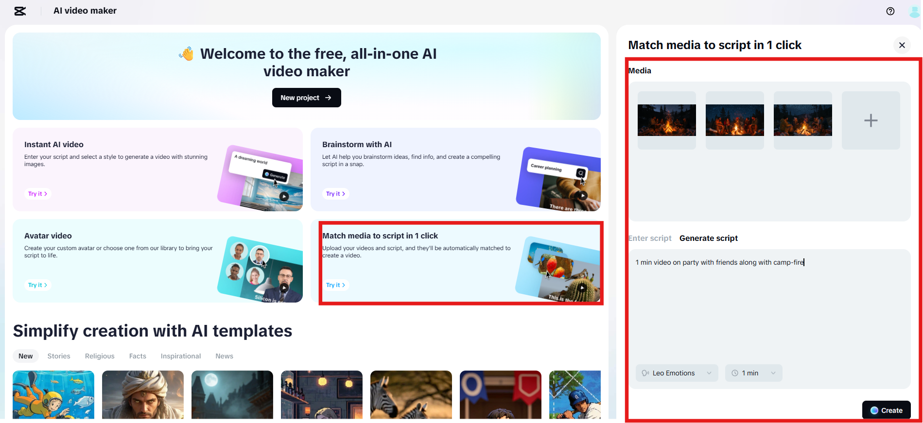 Skript und Video erstellen