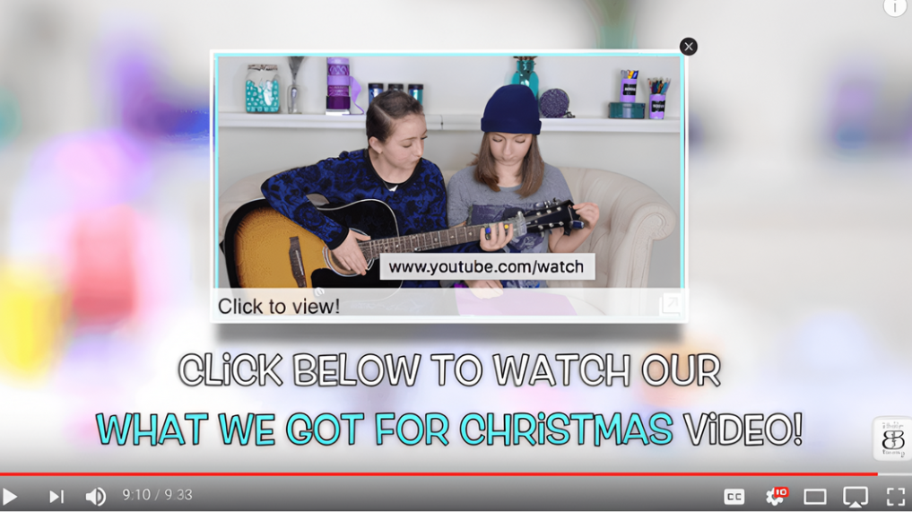 Карточки YouTube