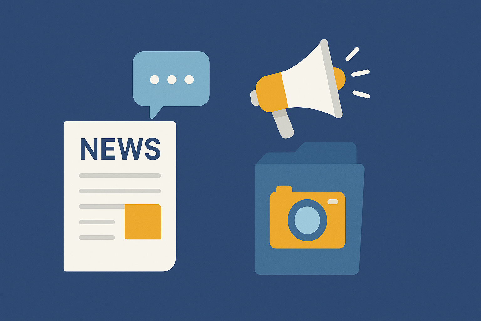 Press releases & media kits as marketing collateral