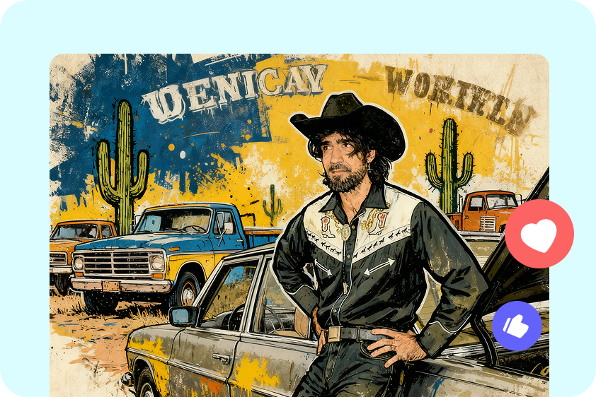 Graffiti generation for YouTube thumbnails in CapCut