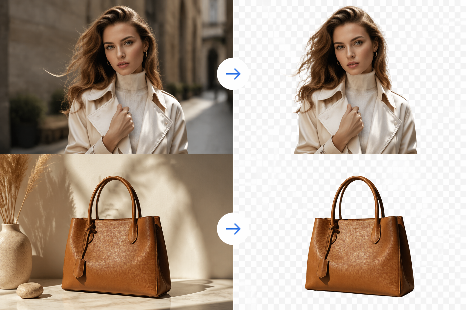 Dreamina remove bg prompt example 1: Clean Product Cutout On A Soft Neutral Studio Background