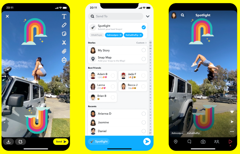 spotlight ng Snapchat