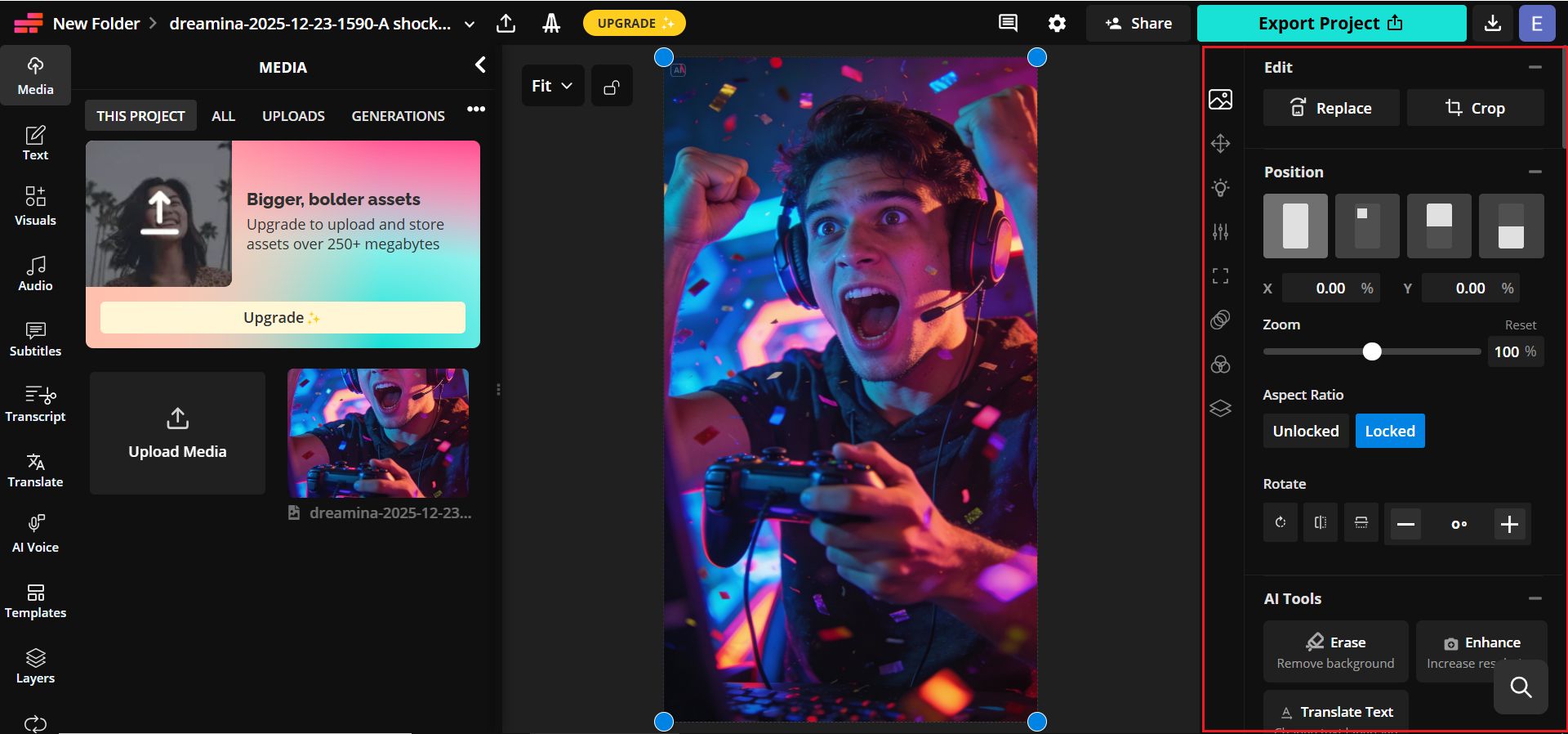 Customize your thumbnail