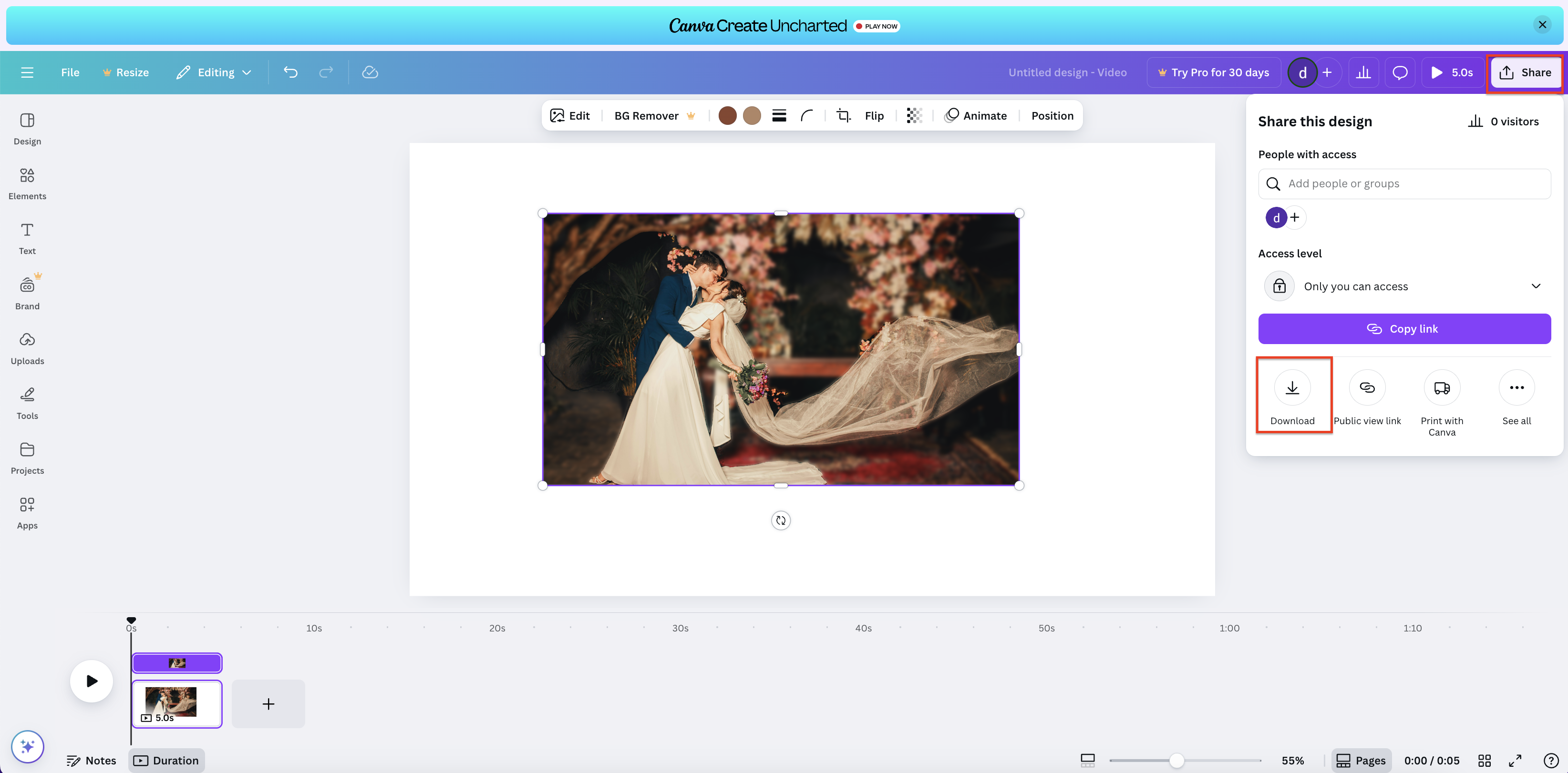 Guarda y exporta tu diseño