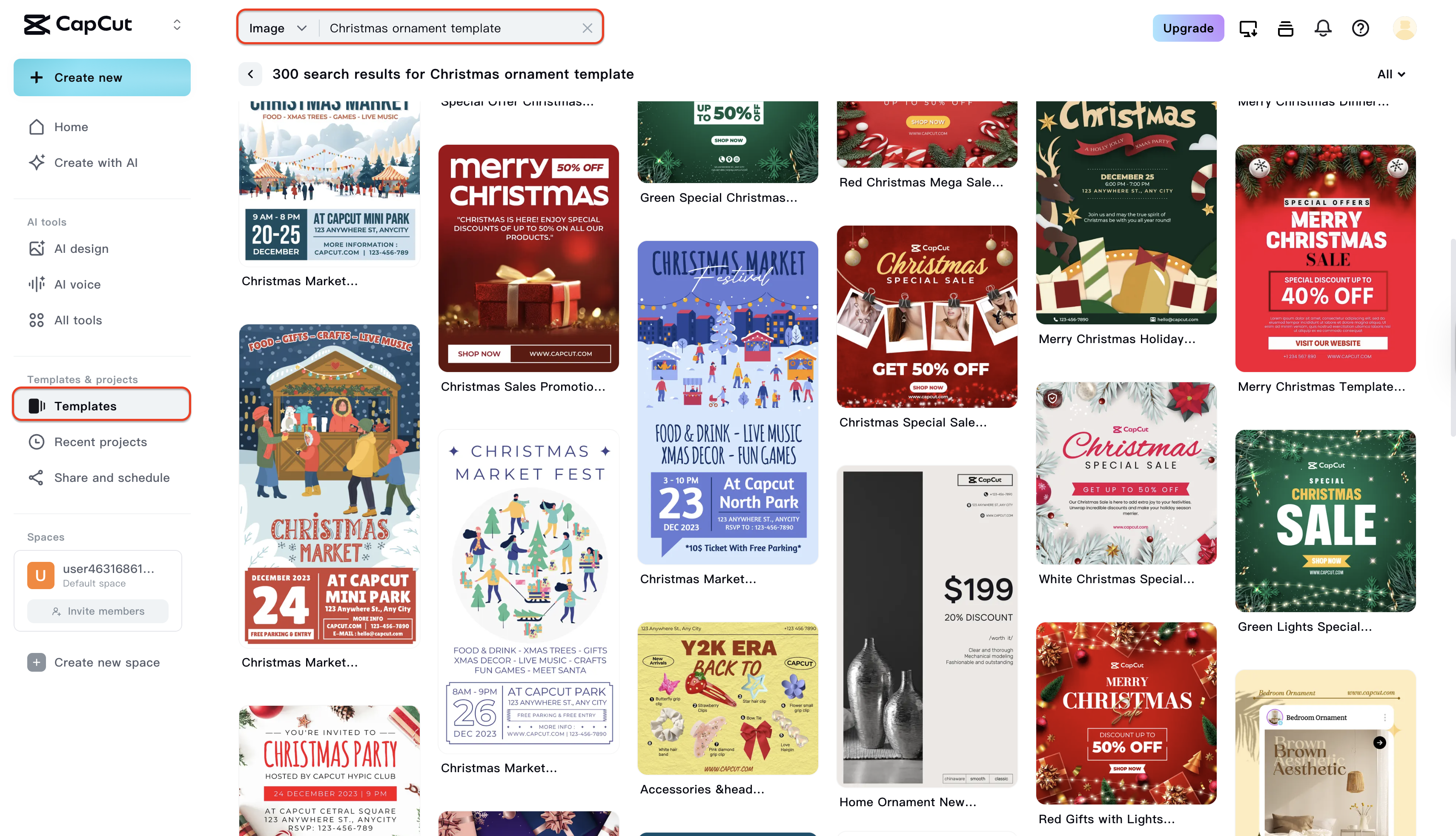 Go to templates and choose your favourite