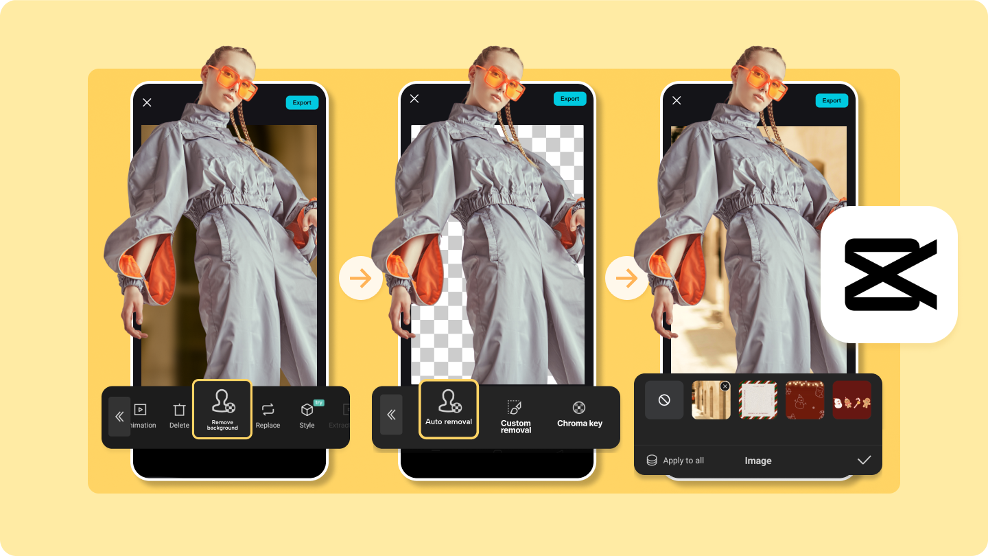 háttérképszerkesztés app
