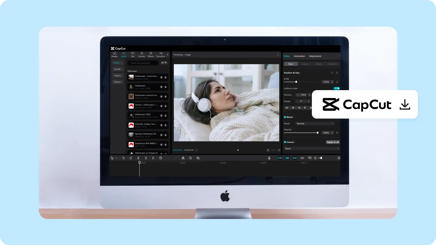 Descarga gratuita del editor de audio | Eleva tu experiencia de audio con CapCut