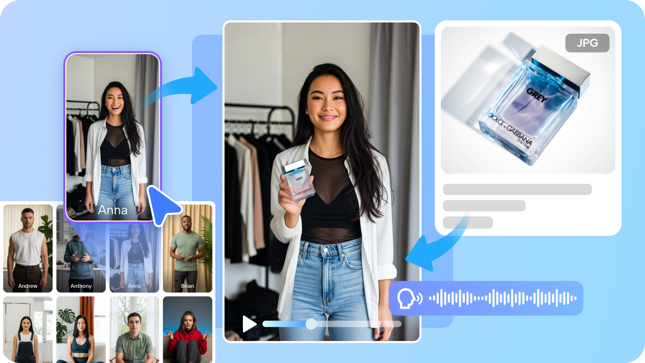 Showcase products in videos