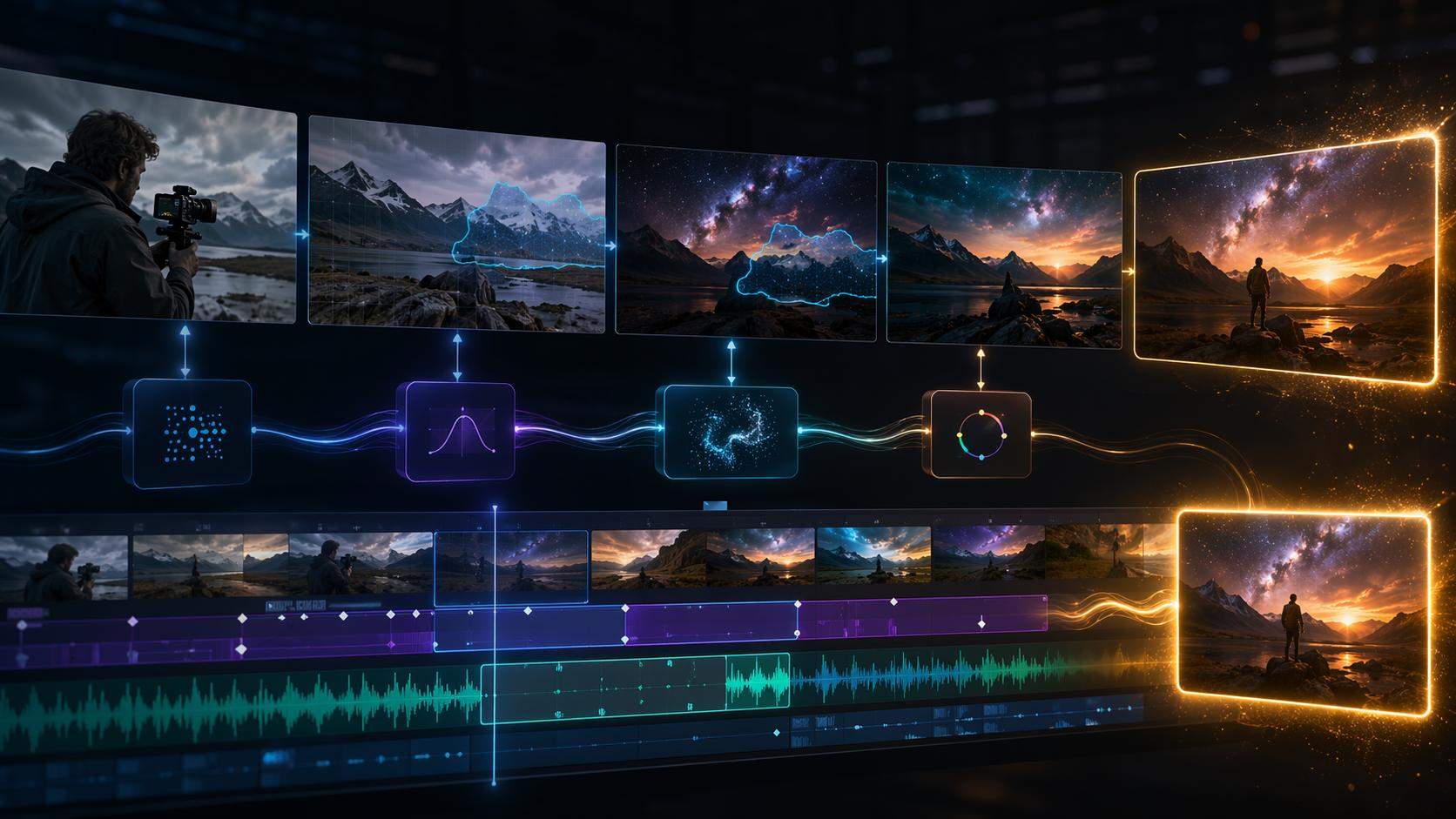 AI Video Post-Production example 2