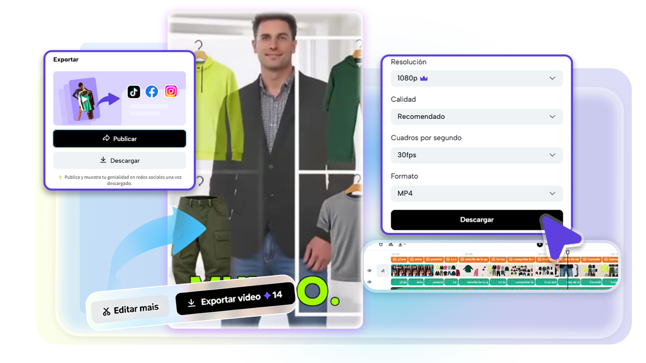 Previsualiza, publica o descarga