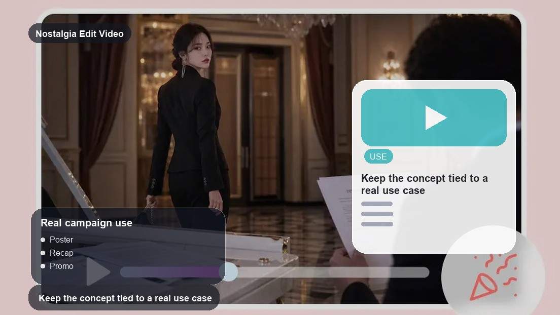 Nostalgia Edit Video Maker realistic image for keep the concept tied to a real use case