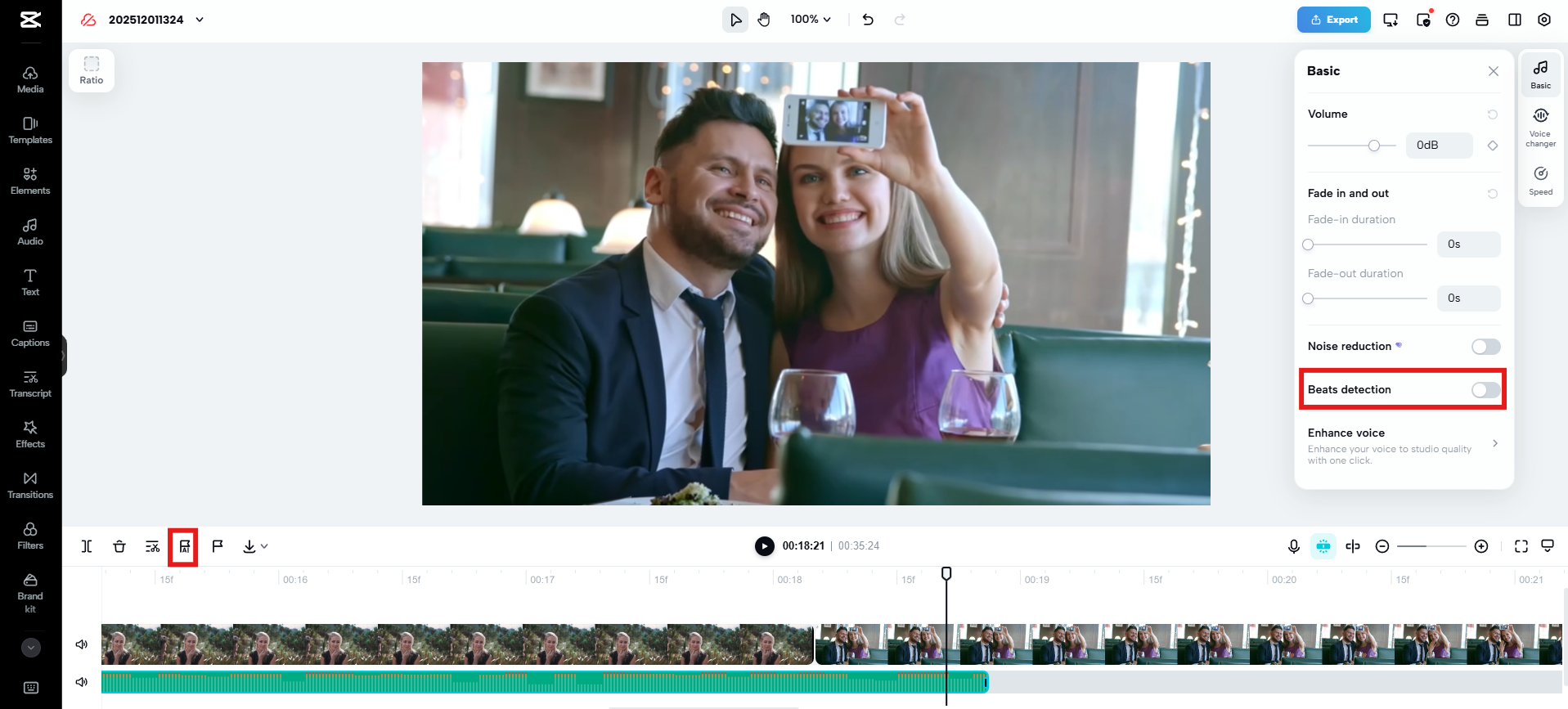 將音樂與視覺效果同步