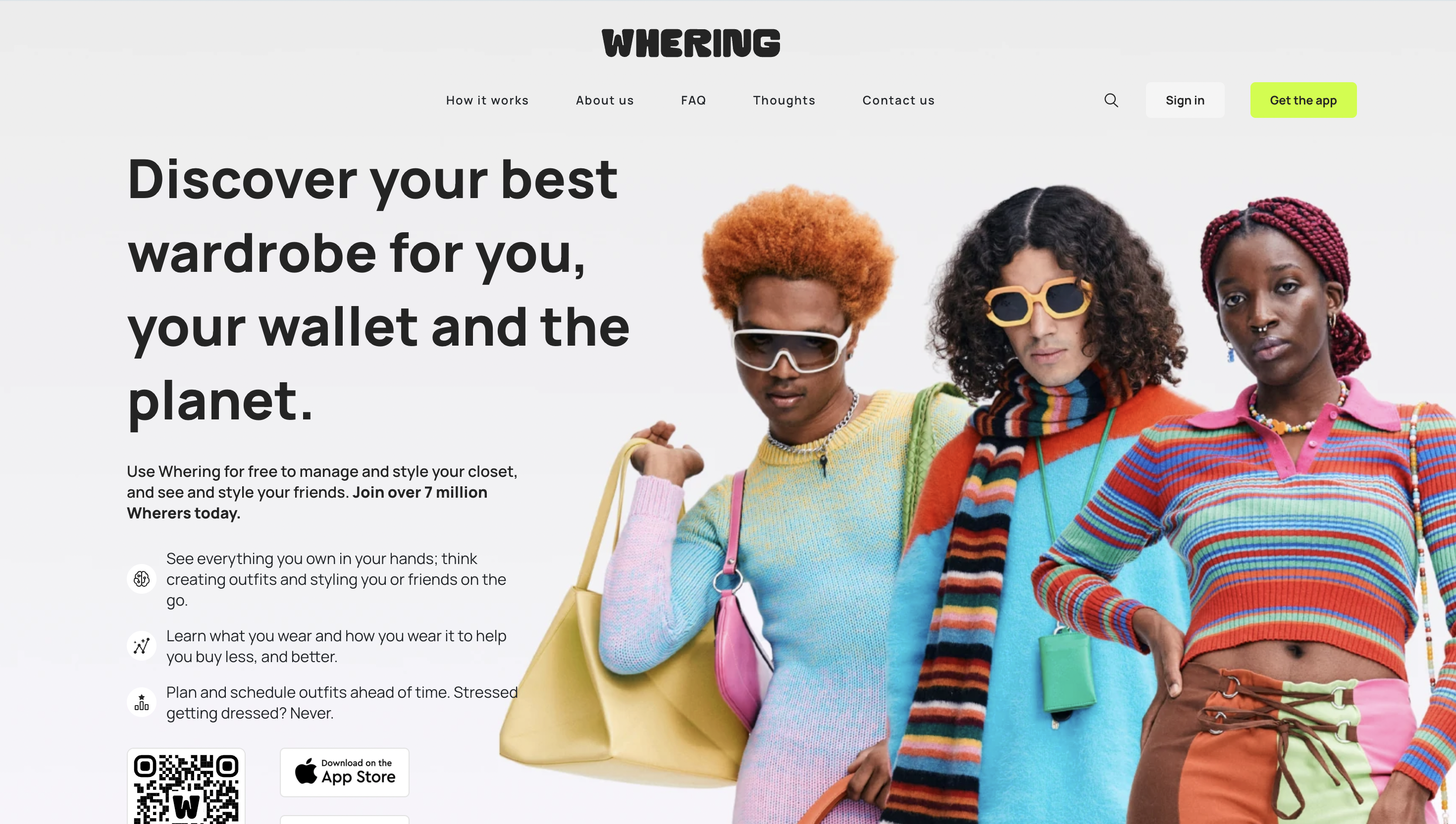 Whering homepage