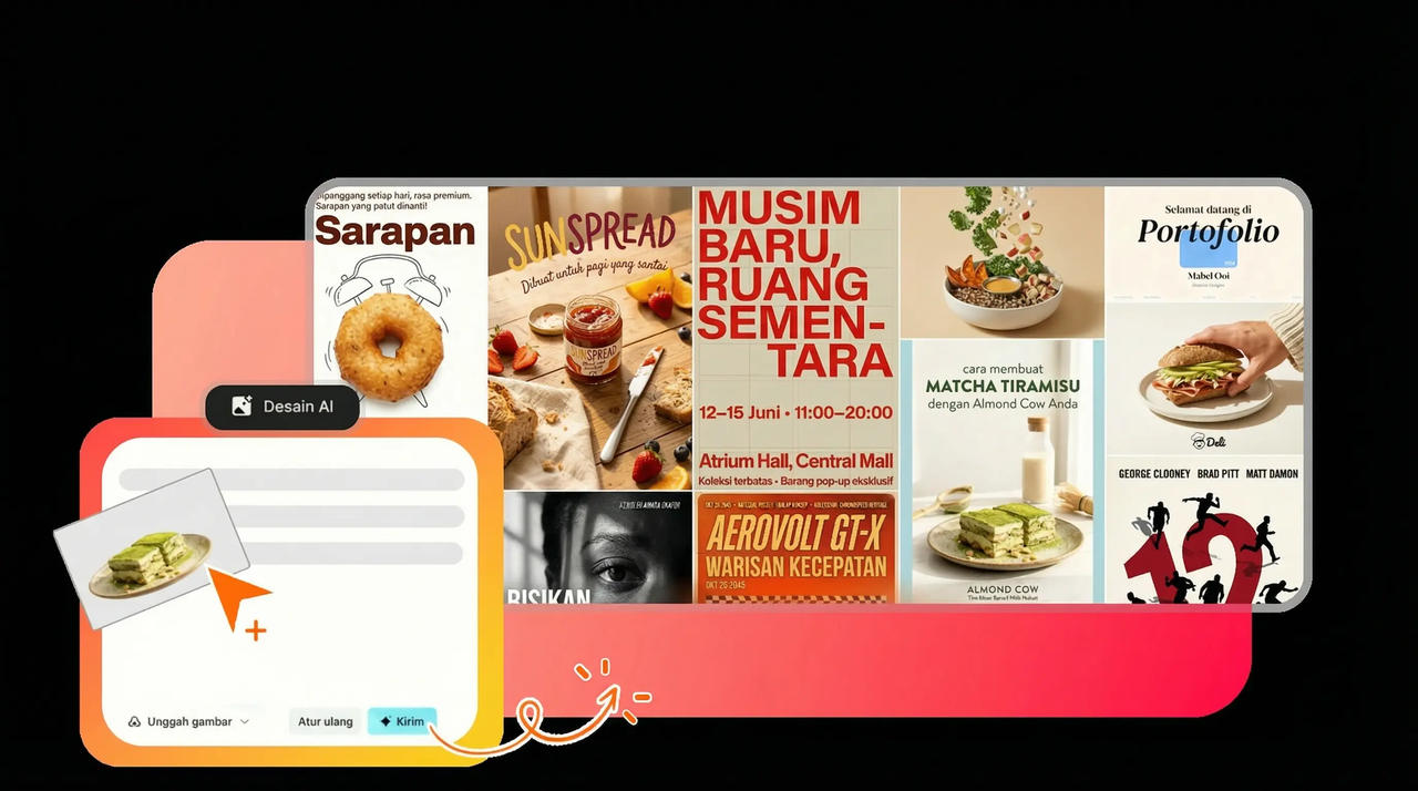 Templat besar di CapCut